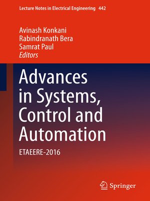 cover image of Advances in Systems, Control and Automation